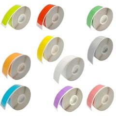 1600Pcs D30 Label Tape P11 Paper P15 Portable Label Stickers10rolls12x40mm Mix2