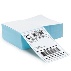 1000 Fanfold 4″ x 6″ Direct Thermal Labels Shipping Labels with Perforated Li…