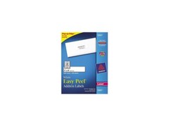 Avery Easy Peel Address Labels, Sure Feed Technology, Permanent Adhesive, 1″ x 4
