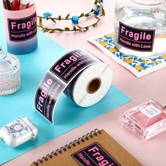 60 Brand New Unused 2x3in Fragile “Handle with Love” Stickers!