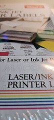 Laser/ Ink Jet Printer Labels 600 Count Self-Adhesive FREE SHIPPING