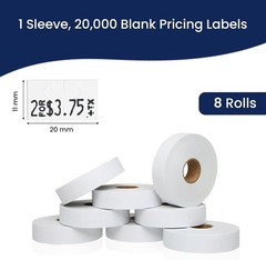 Pricing Labels for Monarch 1131 White – 20,000 Labels w/ 8 Rolls Value Pack, …