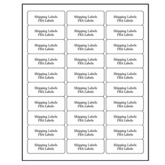 Blank Mailing Shipping Labels 8.5×5.5 Half Sheet 2UP 6UP 10UP 30UP Self Adhesive