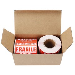 Fragile Stickers 2″x3″ Shipping Labels, 1000 Labels (2 Rolls)
