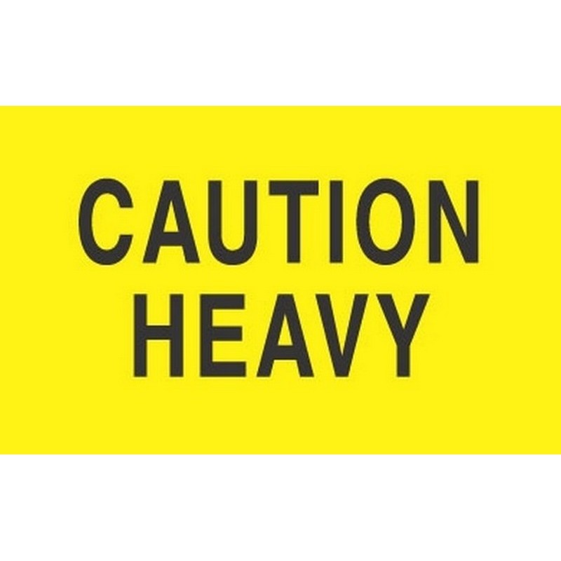 3″ x 5″ Caution Heavy Labels (500 per Roll)