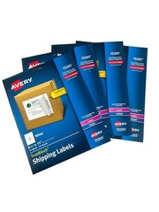 Lot of 4 Avery TrueBlock Shipping Labels 15265 8 1/2″ x 11″ 10 Sheets /40 LABELS