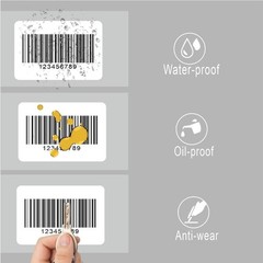 3×2 inch Direct Thermal Labels for Barcodes, Address, Compatible with Rollo