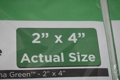 Jam Paper Shipping Address Labels Standard Mailing 2″ x 4″ Gamma Green 2 Pack