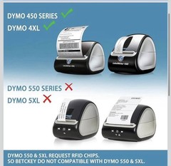 BETCKEY – Compatible with DYMO 30256 (2-5/16″ x 4″) Shipping Labels