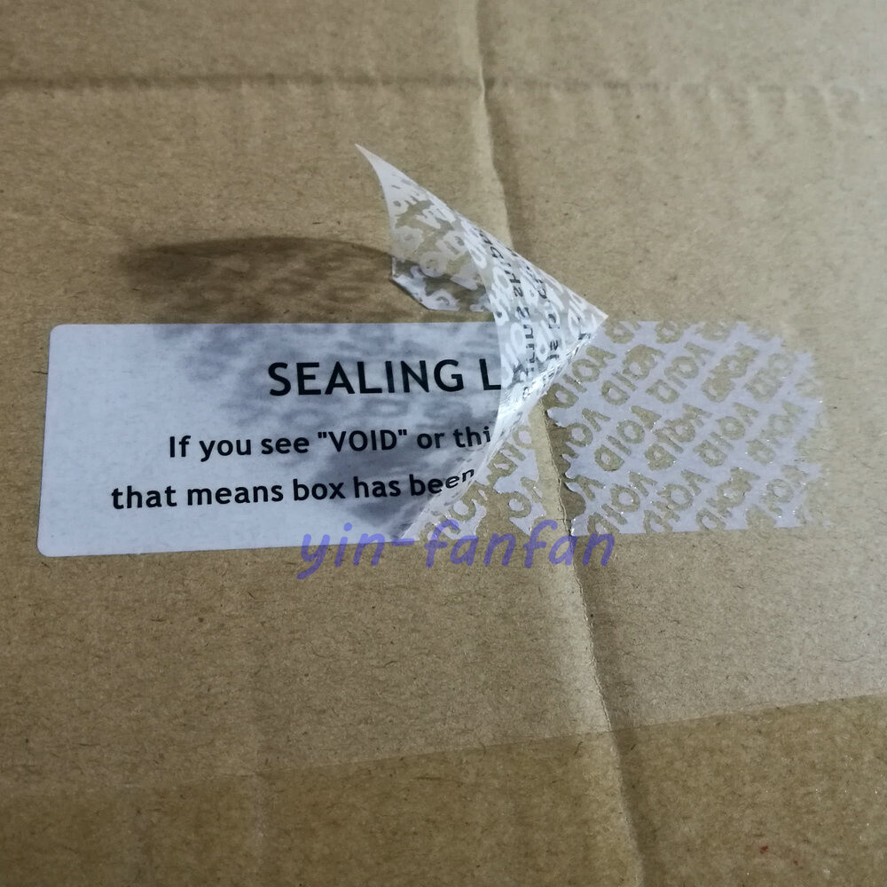 Security Seal Tamper Proof Warranty Void Label Sticker Sealing Label 300PCS