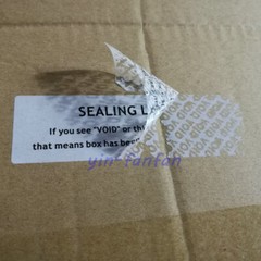 Security Seal Tamper Proof Warranty Void Label Sticker Sealing Label 300PCS