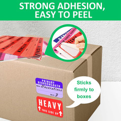 Large Moving Labels for Boxes Color Coded, 460 Stickers for Home Moving Supplies