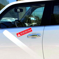 Do Not Roll down Warning Labels,Windows Film Attention Caution Stickers,4X1 Inch