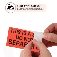 2-10 Rolls Warning Stickers Shipping Mailing Label THIS IS A SET DO NOT SEPARATE