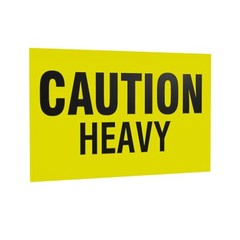 3 X 5 Caution Heavy Fluorescent Shipping Label Stickers for Shipping and Pa