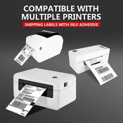 4″x6″ Fanfold Direct Thermal Shipping Labels For Zebra Rollo MUNBYN Printer 1000