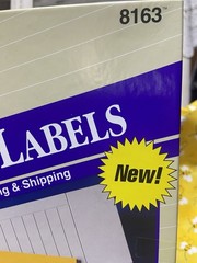 Avery Ink Jet Labels 8160 25 Sheets x 30 Labels = 750 Labels NEW