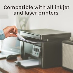 White Sticker FBA Labels – 4″ x 3.33″ – Laser/Inkjet Compatible – (6 per Shee…