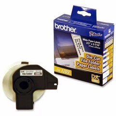 Brother Dk1203 Label, Black/White, Labels/Roll: 300