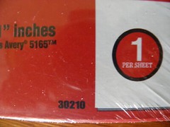 Z Mailing Labels Full Sheet Laser 8-1/2″x11″ 100 White avery 5165 equivalent