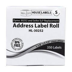 DYMO LW 30252 SYNTHETIC Address Labels for LabelWriter – 50 Rolls of 350 – FAST