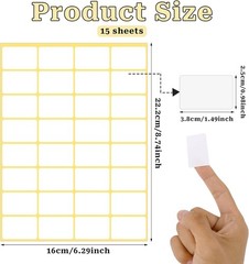 480 Blank Mailing Labels – Durable Self-Adhesive for Easy Printing & Application
