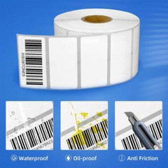 2″x1″ Direct Thermal Barcode SKU Labels, for Rollo&Zebra LP2824 LP2422 1300/Roll