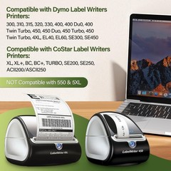 Compatible with Dymo 30320 1-1/8″ x 3-1/2″ Return Address Mailing