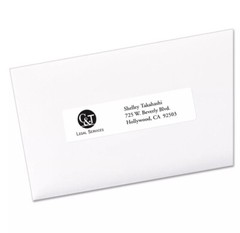 Avery Easy Peel Mailing Address 2000 White 1×4 Labels Laser 100 Sheets Box 5161