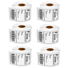 6Rolls 59mmx102mm Large White Shipping 300 Labels 30256 For Dymo LabelWriter