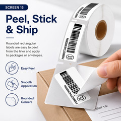 10Roll DYMO LW 30336 Compatible Return Address Label 1″ x 2-1/8″ 500 Labels/Roll