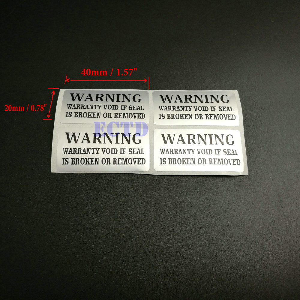 300pcs Labels WARNING WARRANTY VOID Tamper Proof Seal Stickers 1.5” x 0.79”