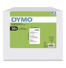 DYMO® LW Extra-Large Shipping Labels, 4 x 6, White, 220/Roll, 20 Rolls/Pack