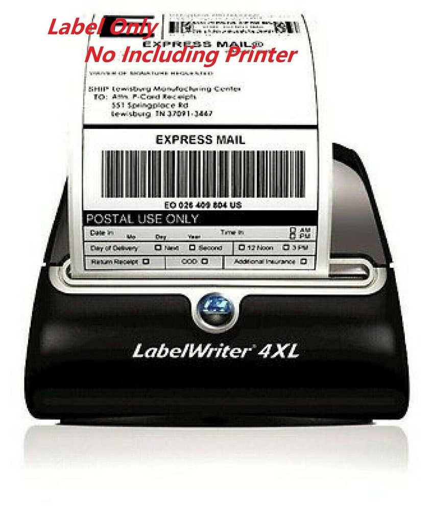 80 Rolls 17600 Labels 4×6 Thermal Shipping Label 220/Roll Fit Dymo 4XL 1744907