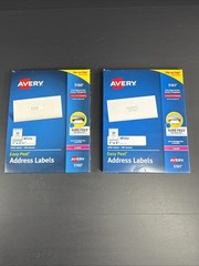Avery 5160 Easy Peel Address Labels White 75 Sheets/100 Sheets 5161 98/100 Sheet