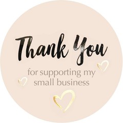 4000 Pcs Thank You Stickers Rolls, 1.5 Inch Round | Gold Foil Thank You Seal …