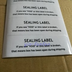 Security Seal Tamper Proof Warranty Void Label Sticker Sealing Label 300PCS