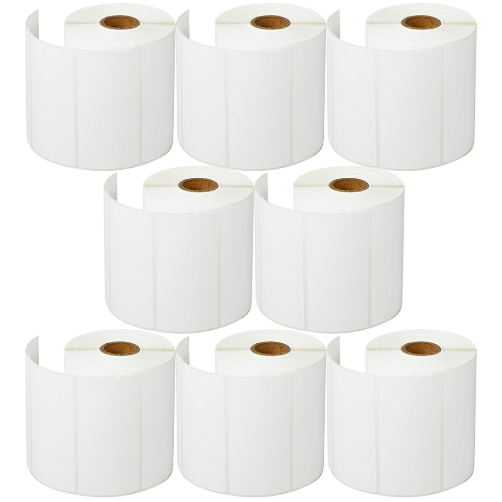 8Rolls 750 Labels 4×2 Direct Thermal for Zebra LP 2824 2844 2442 Eltron ZP450