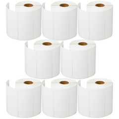 8Rolls 750 Labels 4×2 Direct Thermal for Zebra LP 2824 2844 2442 Eltron ZP450