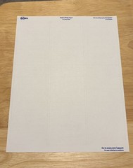 Avery Presta 94200 Rectangle Labels 1” x 2-5/8” Matte white paper 128 Sheets