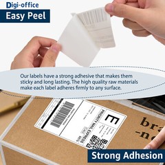 4 Rolls Fit Zebra & Rollo Printers 2.25″x 1.25″ Direct Thermal Labels 1000/Roll