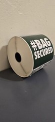 (2000) Bag Secured Food Delivery Security Tamper Evident Seal Label 4″ x 6″