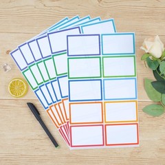 Utron 500Pcs Name Labels, 3.5×2.25 inch Blank Nametags, Sticky Name Tags for