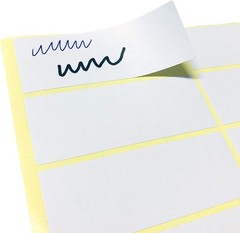 300 Blank Writing Labels – Easy Peel Self-Adhesive Stickers for All Surfaces
