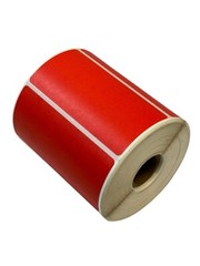 4″x2″ Colored Direct Thermal Zebra Sato Printers Label Sticker RED 750 P/Roll
