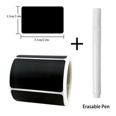 120pcs Chalkboard Labels Stickers collection Erasable Waterproof Tags Roll – NEW