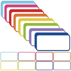 Magnetic Dry Erase Labels – 32 Pcs Reusable Writable Name Tags for Whiteboard