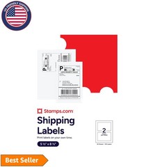 250 Half-Sheet Mailing Labels 5.5″ x 8.5″ – Ideal for Inkjet & Laser Printers