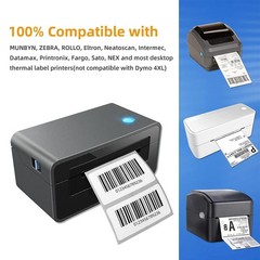 2×1″ Direct Thermal Labels Barcode Adhesive Shipping Sticker fit for Rollo&Zebra