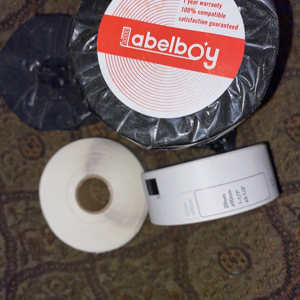 9x Thermal Address Label DK-1201 DK1201 for Brother Label Printer 1-1/7″x3-1/2”